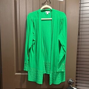 Charter Club Vibrant Green Women's Cardigan